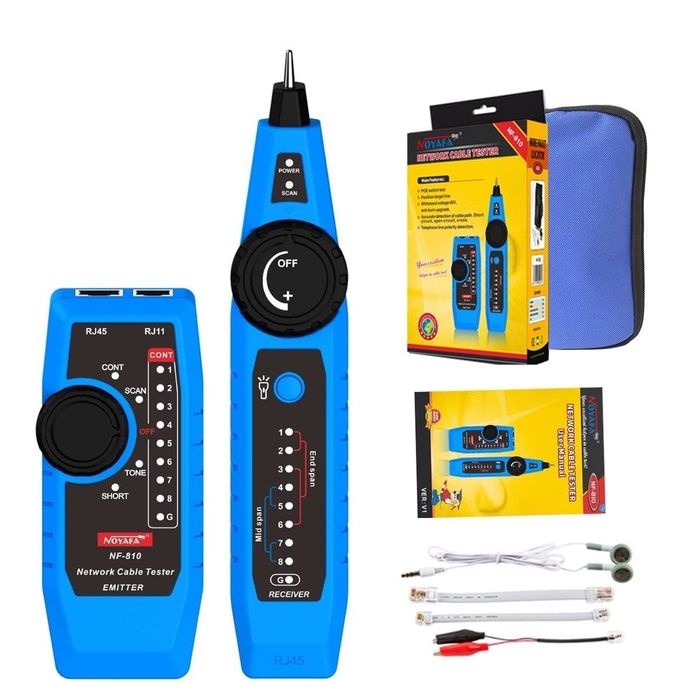 # Noyafa NF-810 PoE Тестер Сетевой кабельный Network Wire cable tester
