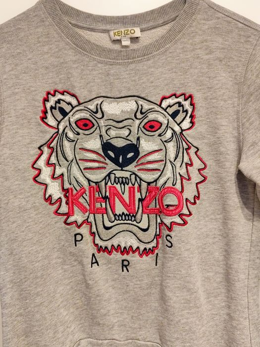 Оригинална детска дебела и памучна рокля KENZO