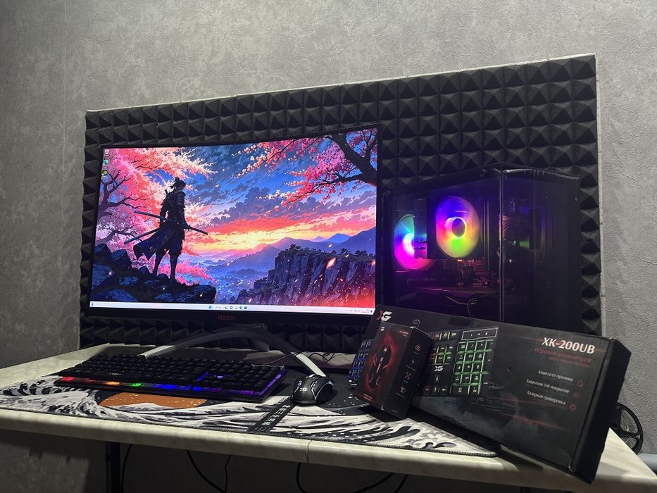 Игровой компьютер/Полный комплект/Пк/Системный блок/ i5 7400 Gtx1050ti