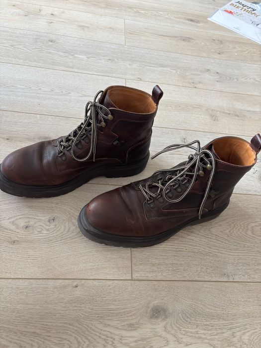 Мъжки боти от естествена кожа