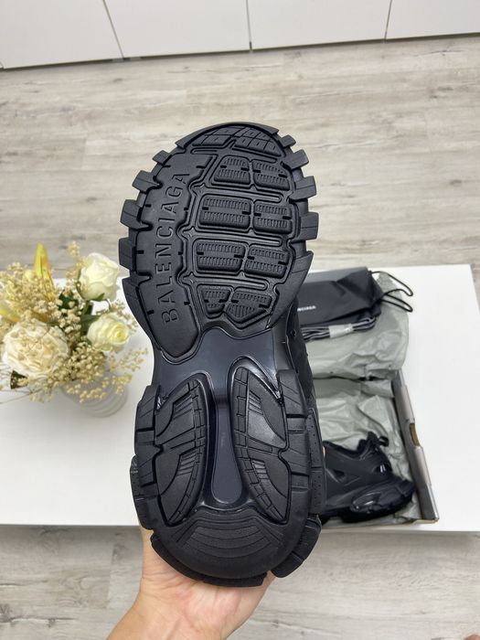 Balenciaga track lace up black