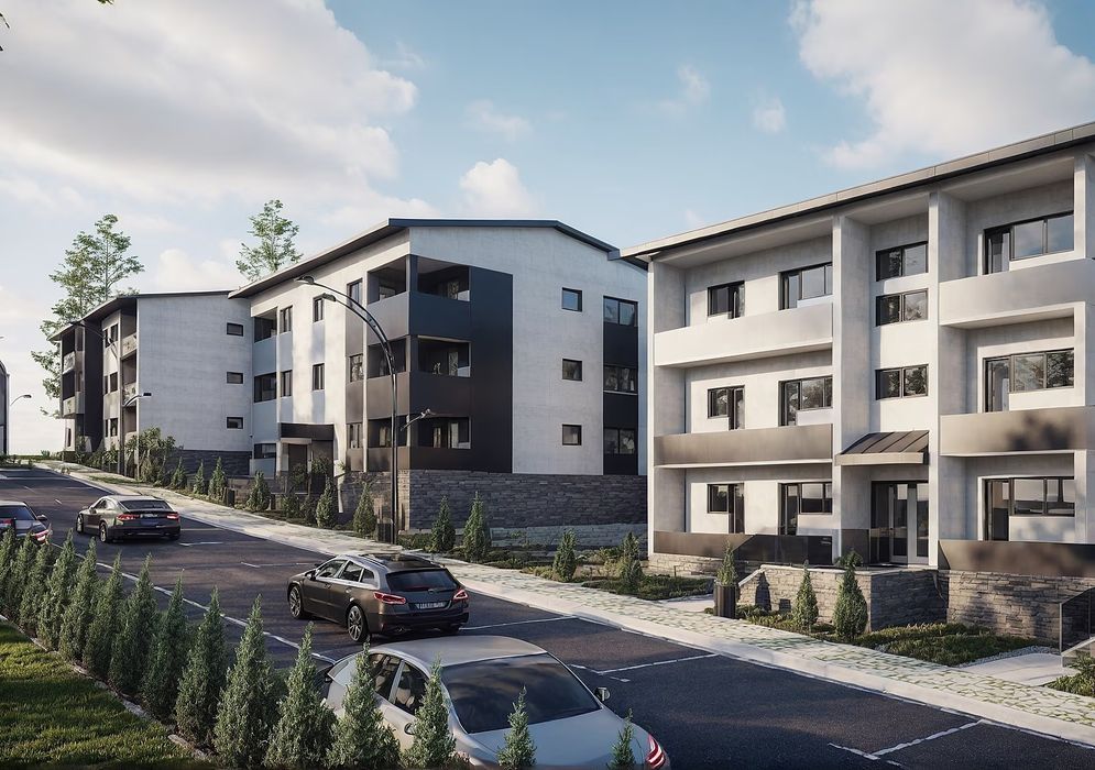 Ap 3 camere, 74 mp, 1350 euro/mp, boxa si loc parcare incluse