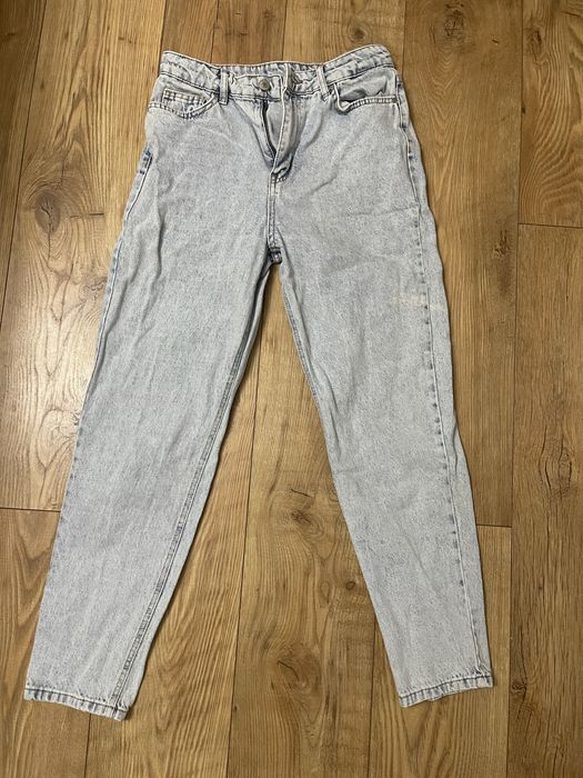 Blugi cu talie inalta mom fit 36/S
