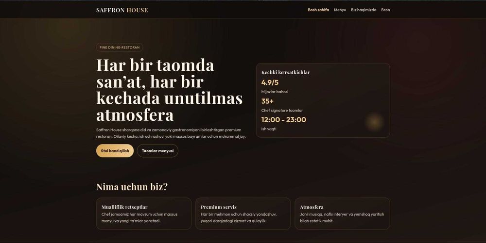 Websitelar vibe coding orqali 12-24soat ichida