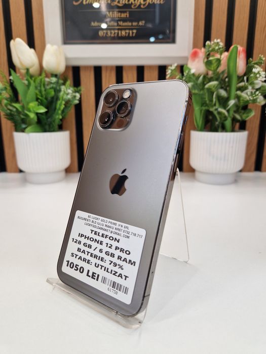 Iphone 12 Pro 128GB / 6GB RAM 79% Baterie Garantie!#61730