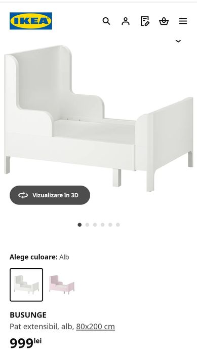 Paturi Ikea copiii ,care crește