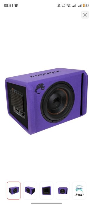 Сабвуфер DL Audio PIRANHA 12A V.2 PURPLE