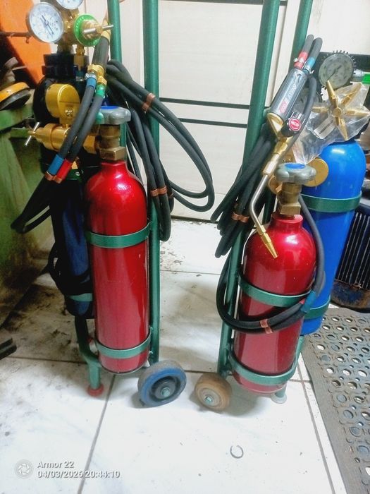Газосварочный пост на тележке
