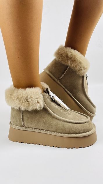 Сапоги женские с мехом