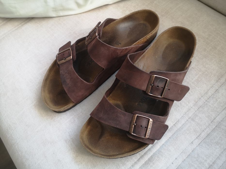Birkenstock N 46 като нови, естествена кожа, модел Arizona
