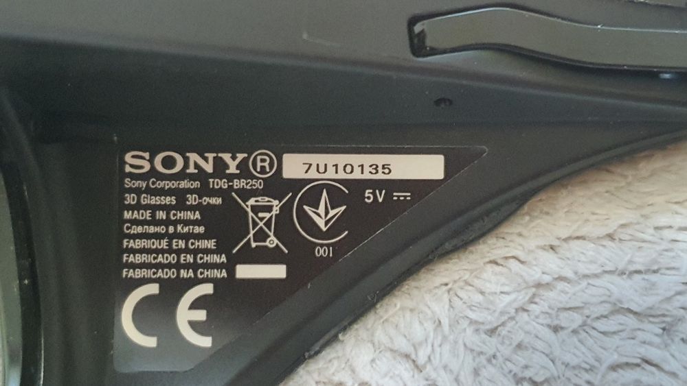 5 perechi Ochelari 3D Sony br-750 si br-250