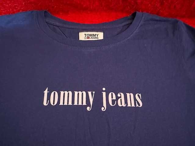 Tricou albastru Tommy Hilfiger Jeans
