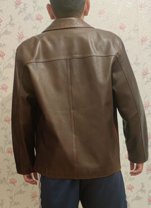 Кожаная куртка мужская