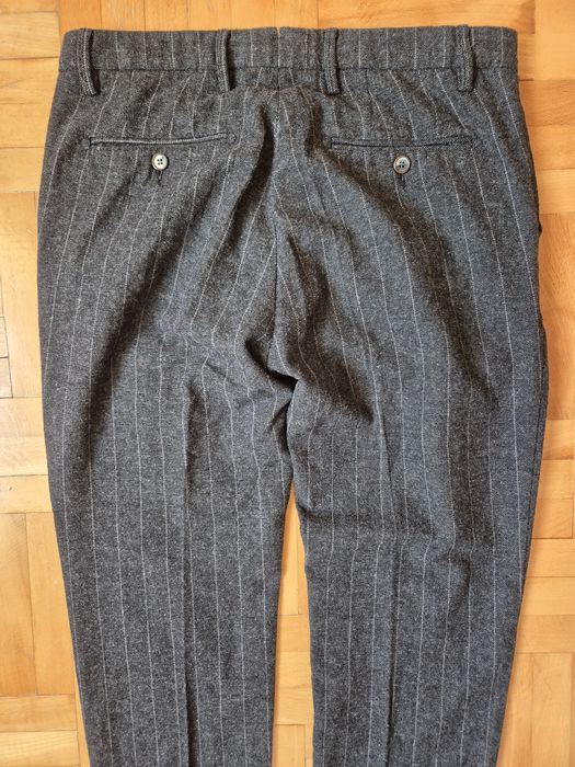 Pantaloni Massimo Rebecchi, Model Abramo, Slim Fit, Lână, Bărbați - 50