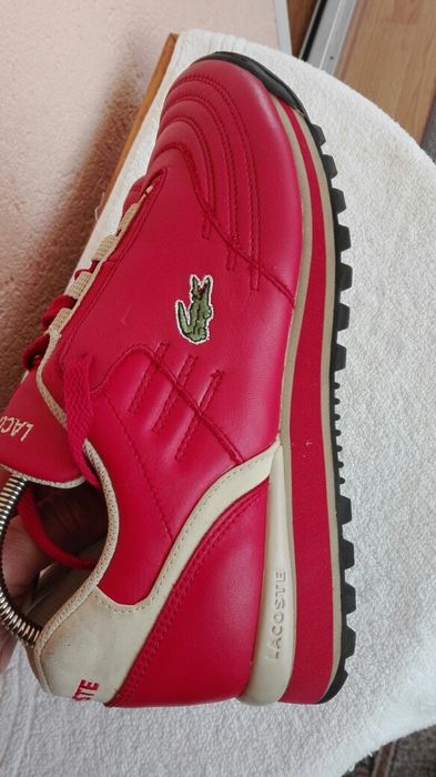Adidași noi Lacoste nr 39,5 piele
