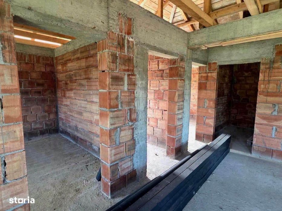 De vanzare casa noua, suprafata construita 100mp, teren 500mp,3 camere
