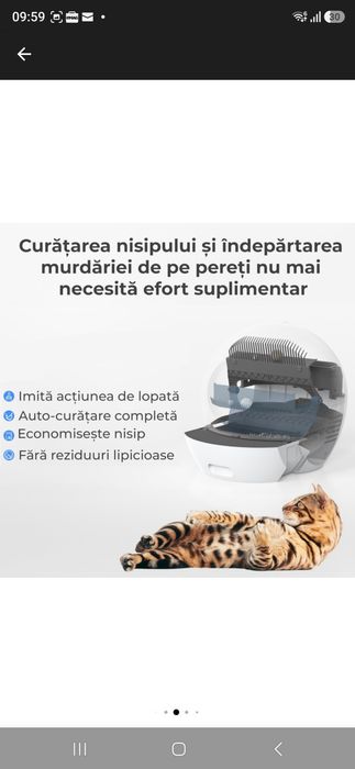 Litiera automata smart Fish & Paws