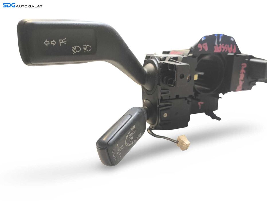 Ansamblu Maneta Manete Semnalizare Tempomat Pilot Automat Stergatoare Volkswagen Passat B7 Berlina Sedan 2010 - 2015 cod 3C5953513B 3C5953507P [L7209]