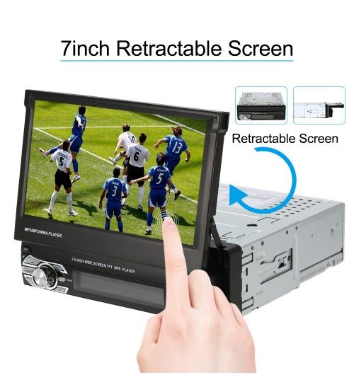 Dvd Auto Retractabil . Touchscreen. USB BT Tft GARANTIE 2 ani