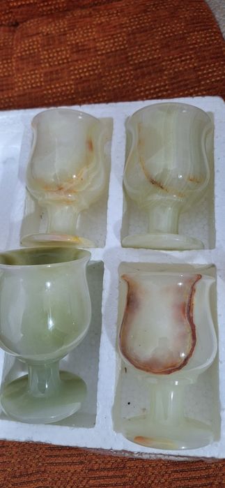 Cesti onix pentru cafea/vin/apa/set CADOU 6 bucăți/150 lei