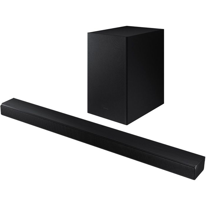 Soundbar Samsung HW-R550/EN, 2.1 Canale, 320W, Wireless Subwoofer, Game mode, Negru