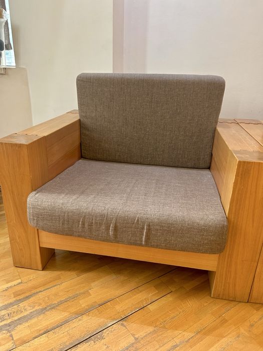 Стильные диваны и кресло из дуба