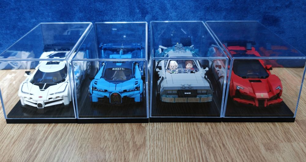 Set Lego Speed Champion (Bugatti, Ferrari, Back to the future)