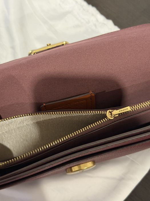 Geanta Coach burgundy