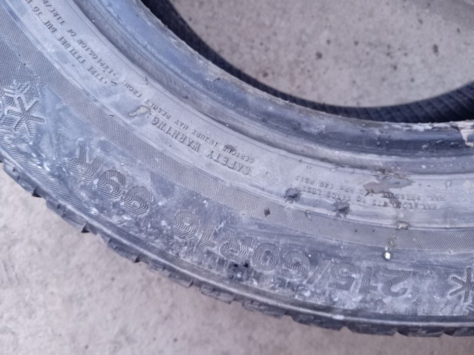 Продам Б/У резину зима. Липучка.