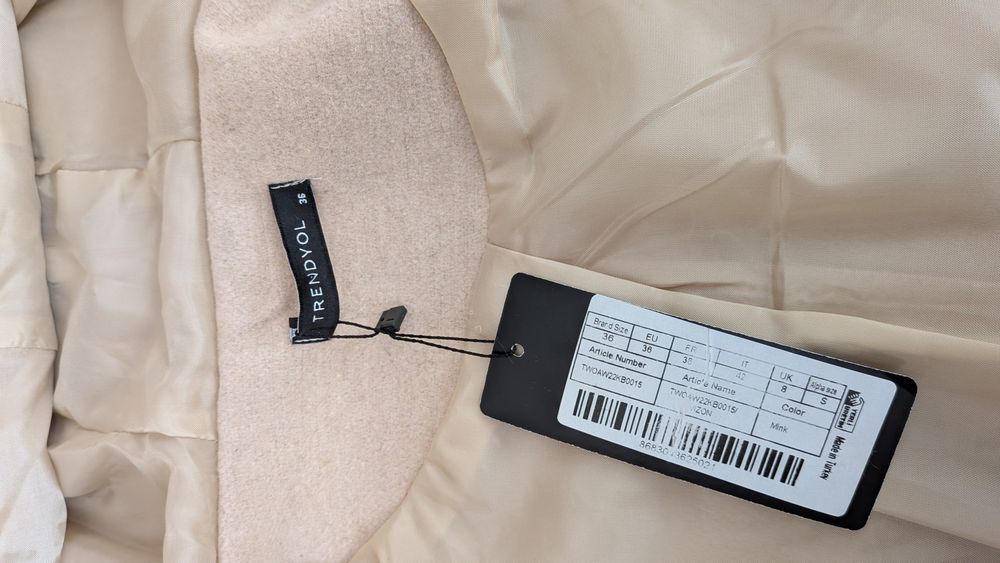 Ново преходно палто Trendyol - 30 лв