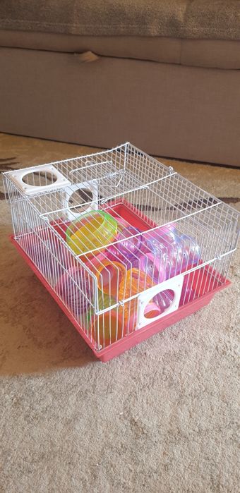 Cușcă hamster+accesorii