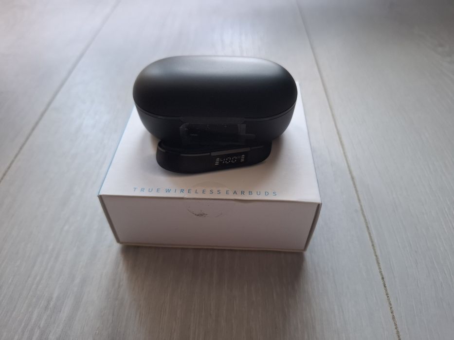 Casti audio bluetooth stereo U-Air, Control tactil, Afisaj LED, Negru