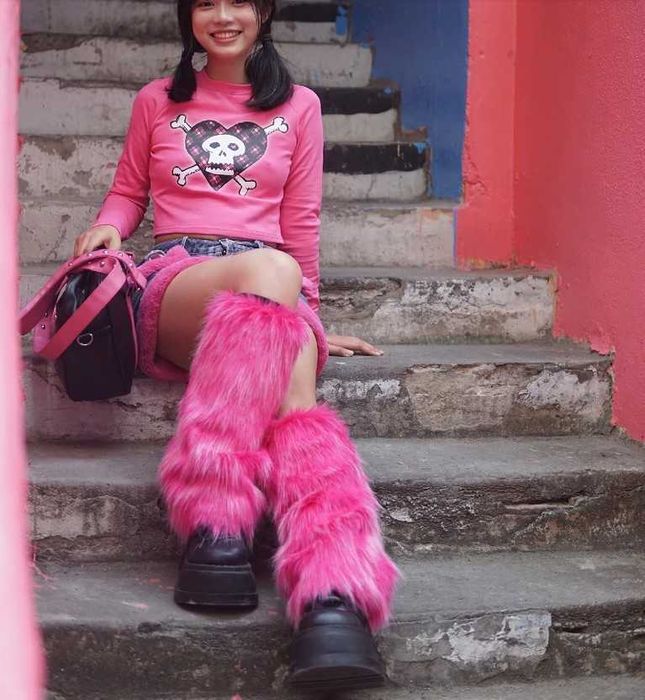 Jambieri dama blana jambiere puffy femei roz albe mov