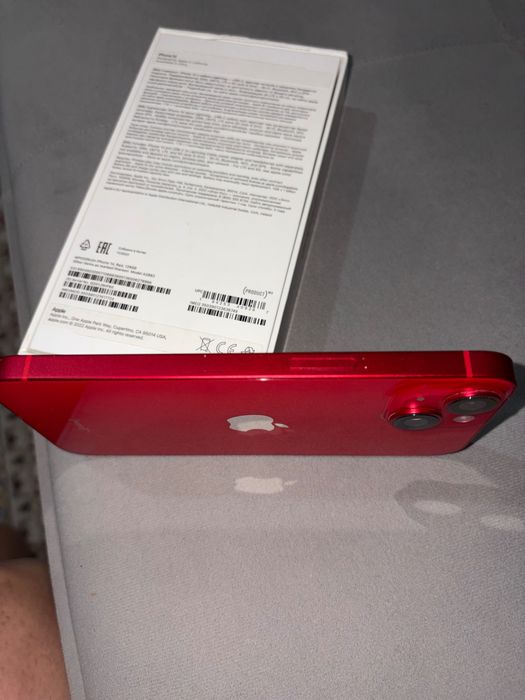 iPhone 14, red, 128gb, в отличном состоянии