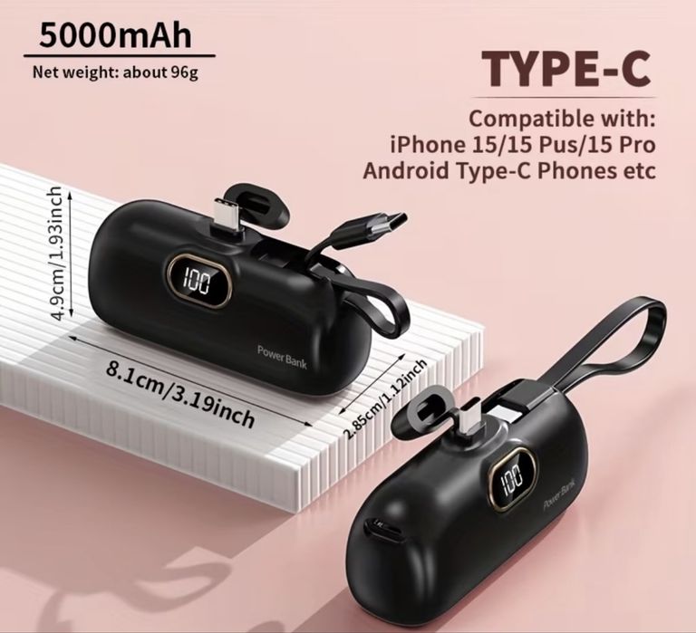 Външна акумулаторна батерия 5000 mAh(power bank)