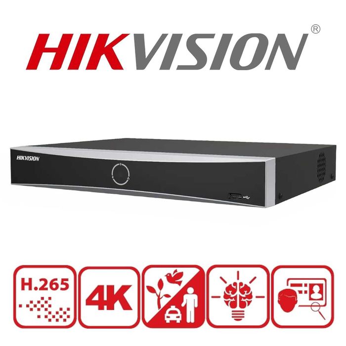 NVR 16 Canale IP Hikvision DS-7616NXI-K1 12MP AcuSense nou garantie Sigilat