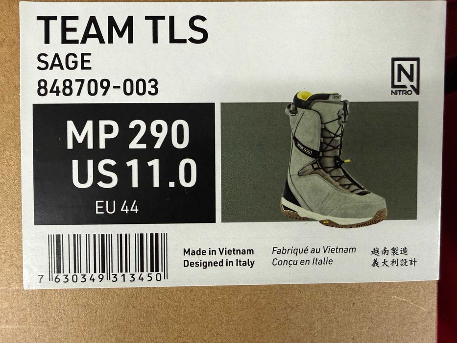 boots noi nitro team tls mondo 29 si 28,5 europa 44 si 43 1/3