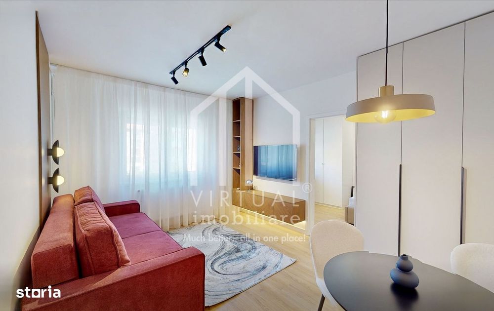 Apartament 2 camere, mobilat si utilat - 38 mp - Facultatea de Drept
