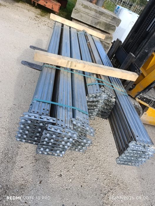 Rafturi zincate pentru paleti