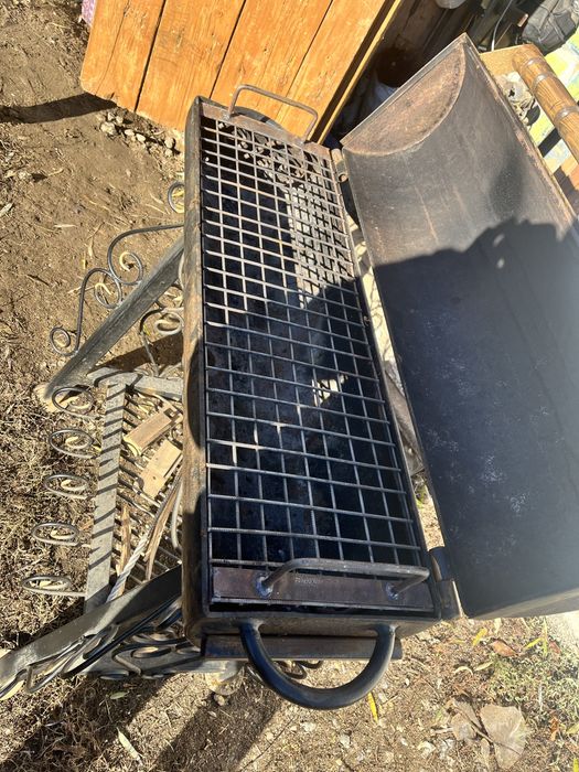 Мангал стальной тяжелый