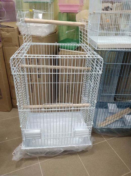 Голяма клетка с отварящ се покрив/ голям и среден папагал/