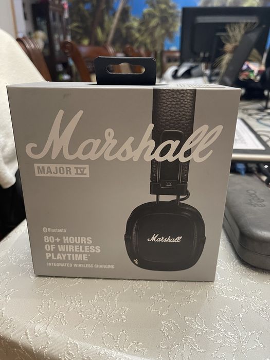 Marshall Major IV оригинальные беспроводные наушники, новые