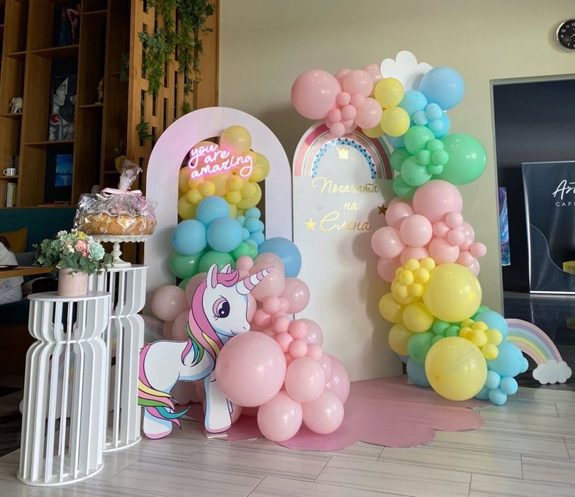 Украса за погача, рожден ден, кръщене, бал, юбилей или друг повод