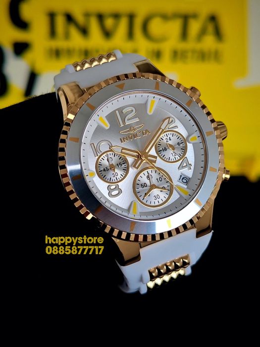 INVICTA BLU White 39 mm, Инвикта нов дамски часовник