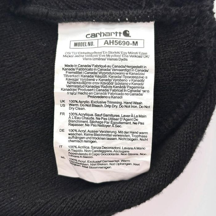 Carhartt WIP "Acrylic Watch Hat" Shamrock Patch Beanie Шапка