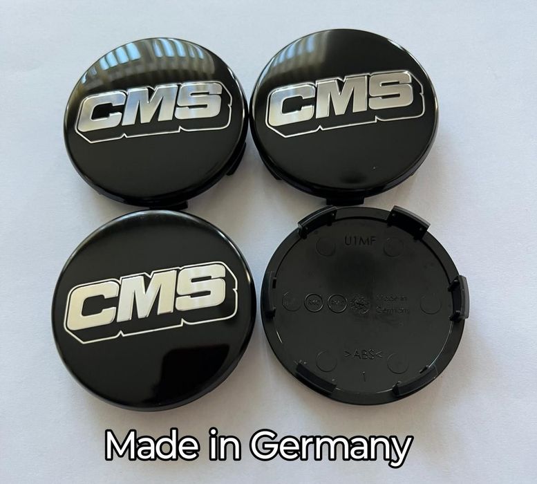 Capace jante CMS - 60 mm 
diametru 60 mm la emblema 
Originale CMS Made in Germany
