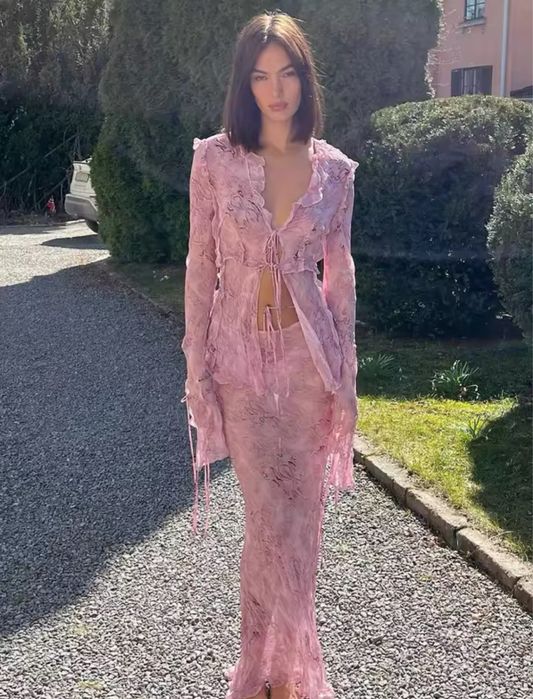 Летен сет в розово