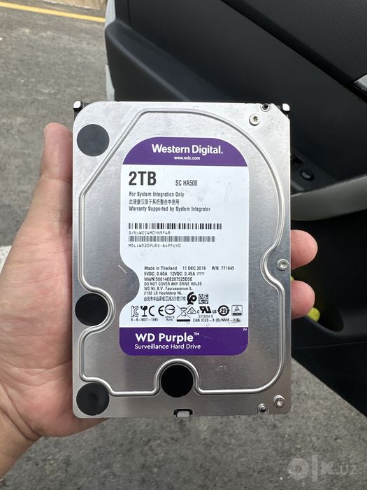 Продается 2ТБ жесткий диск (WD Purple) оригинал