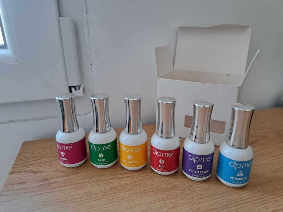 Комплект с 6 течности за гел в домашни условия