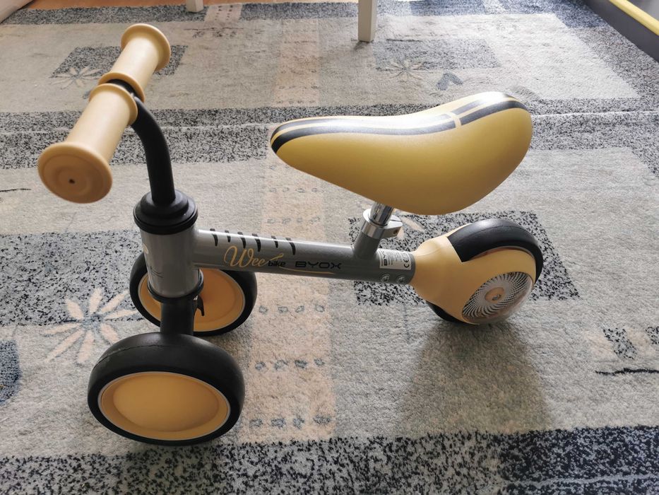Детско колело за баланс Byox - Wee, жълтo